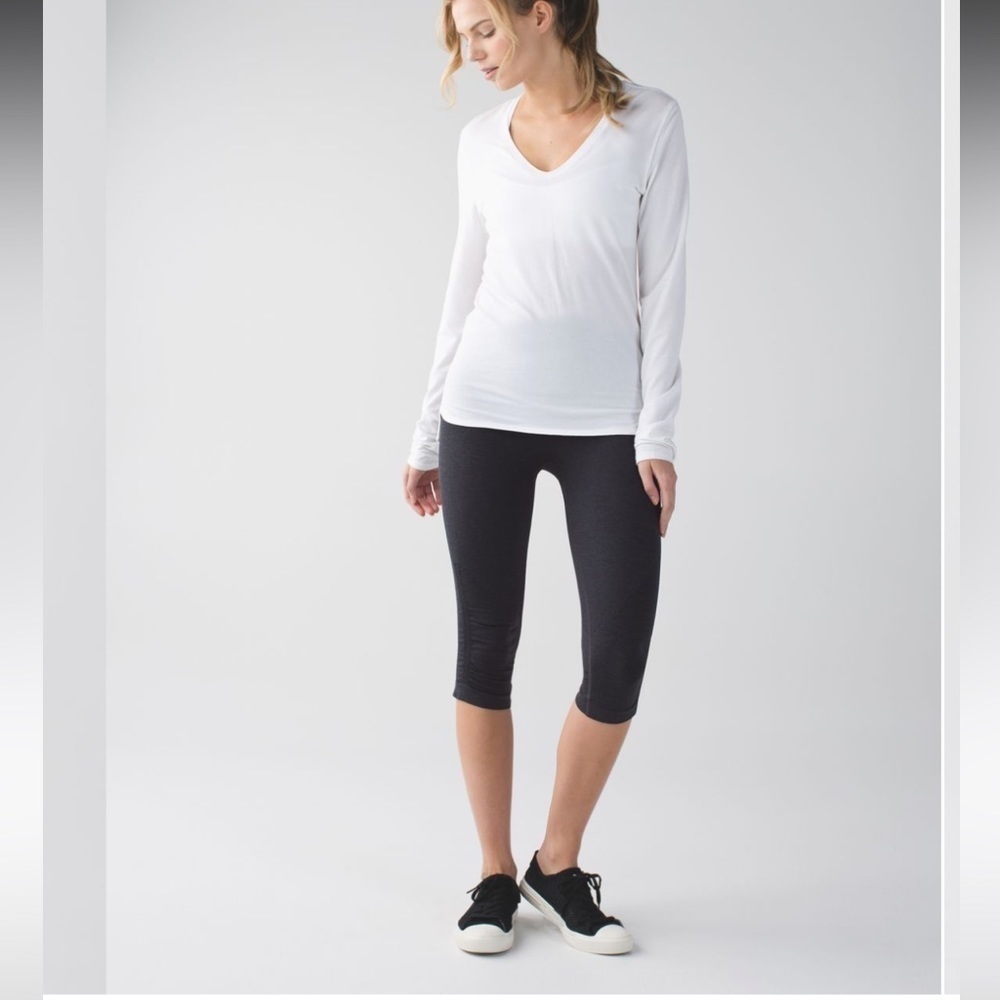 Lululemon in the flow pedal pusher leggings Size 6